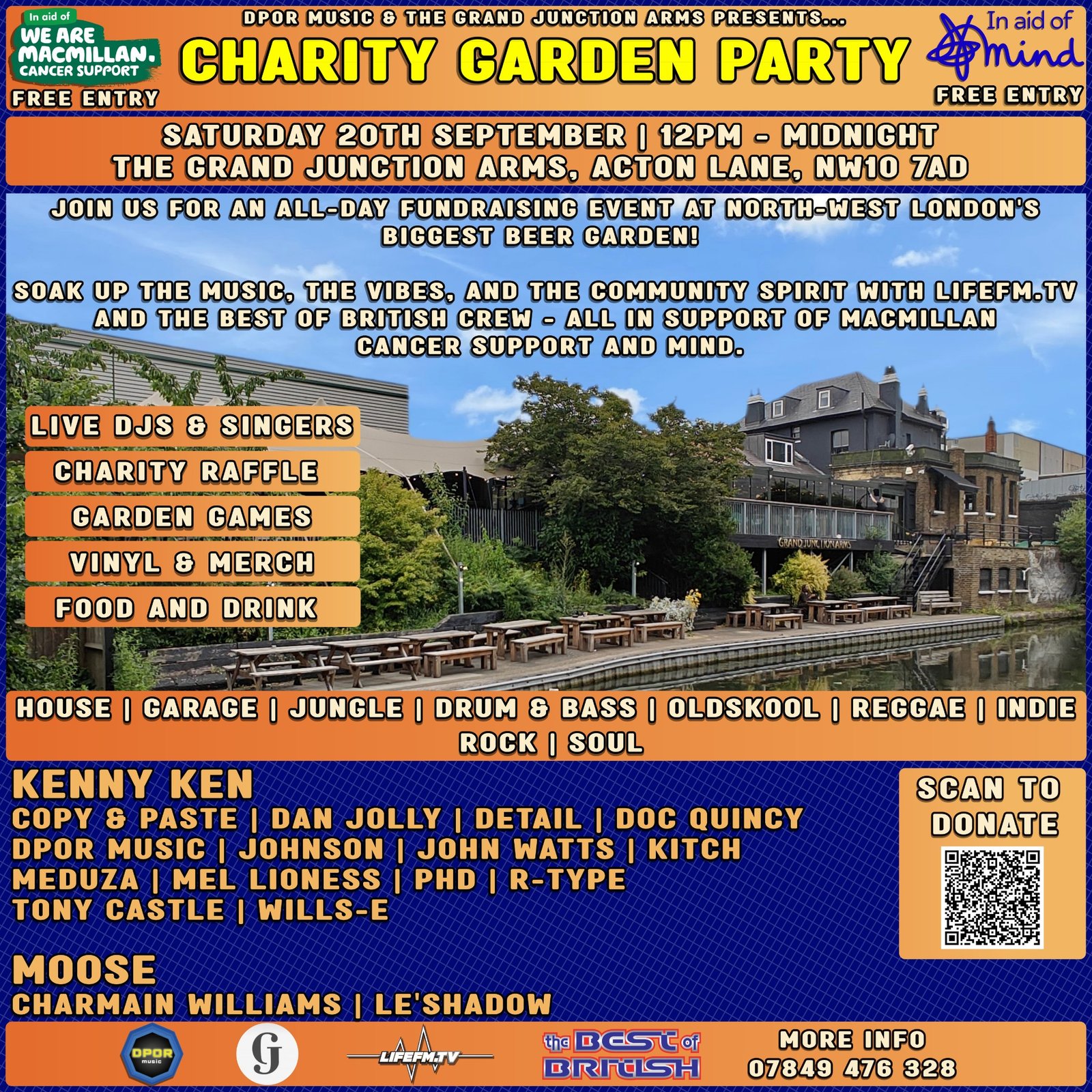 DPOR Music event poster — 20 September 2025